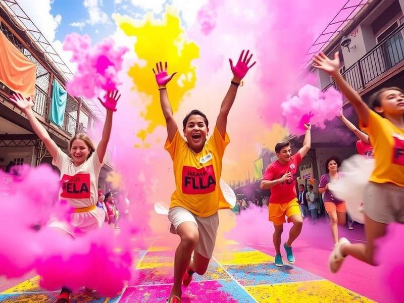 Holi Sprint Frenzy Festival Events